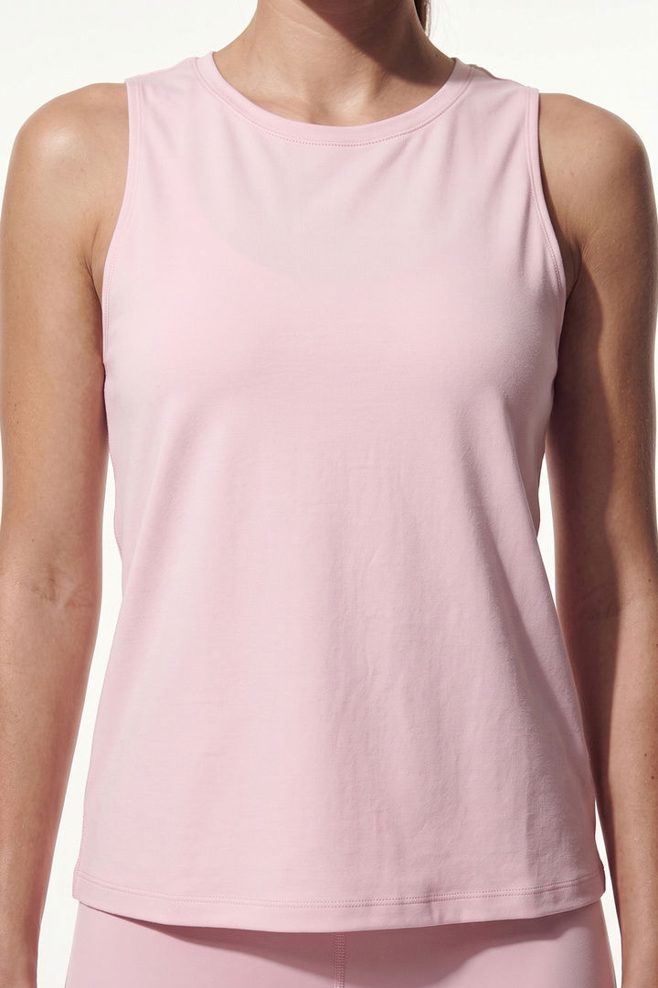 Zelocity Quick Dry Contour Tank Top - Pale Lilac — image 5